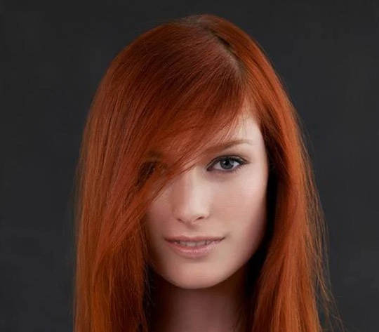 медно-рыжий цвет волос