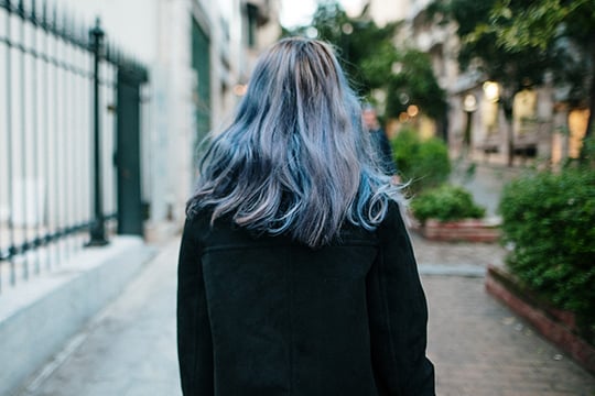 Светло синяя краска для волос